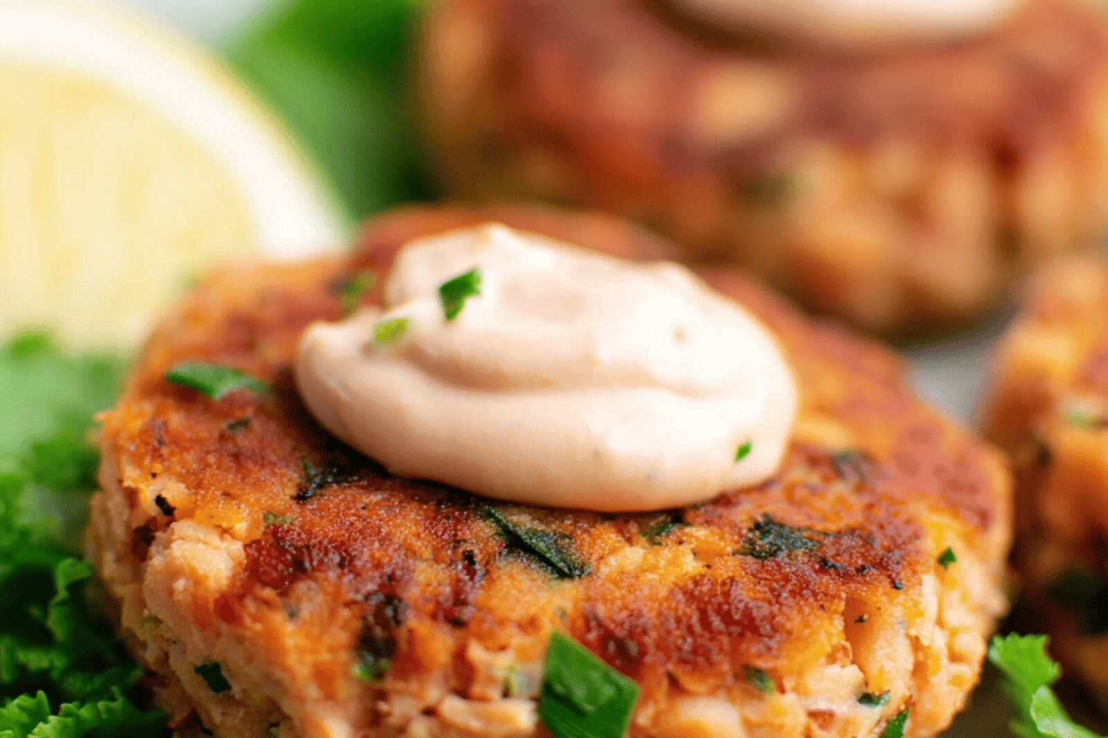 Smoked Salmon Cakes with Crispy Flakey Texture