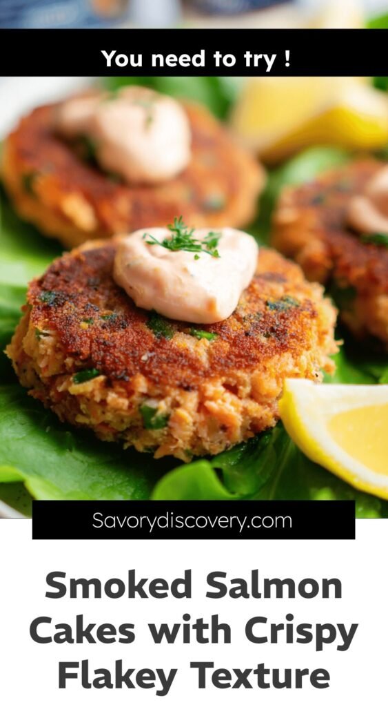 Smoked Salmon Cakes with Crispy Flakey Texture