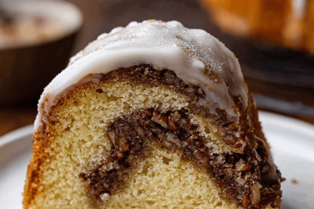 Southern Cinnamon Pecan Bundt Cake
