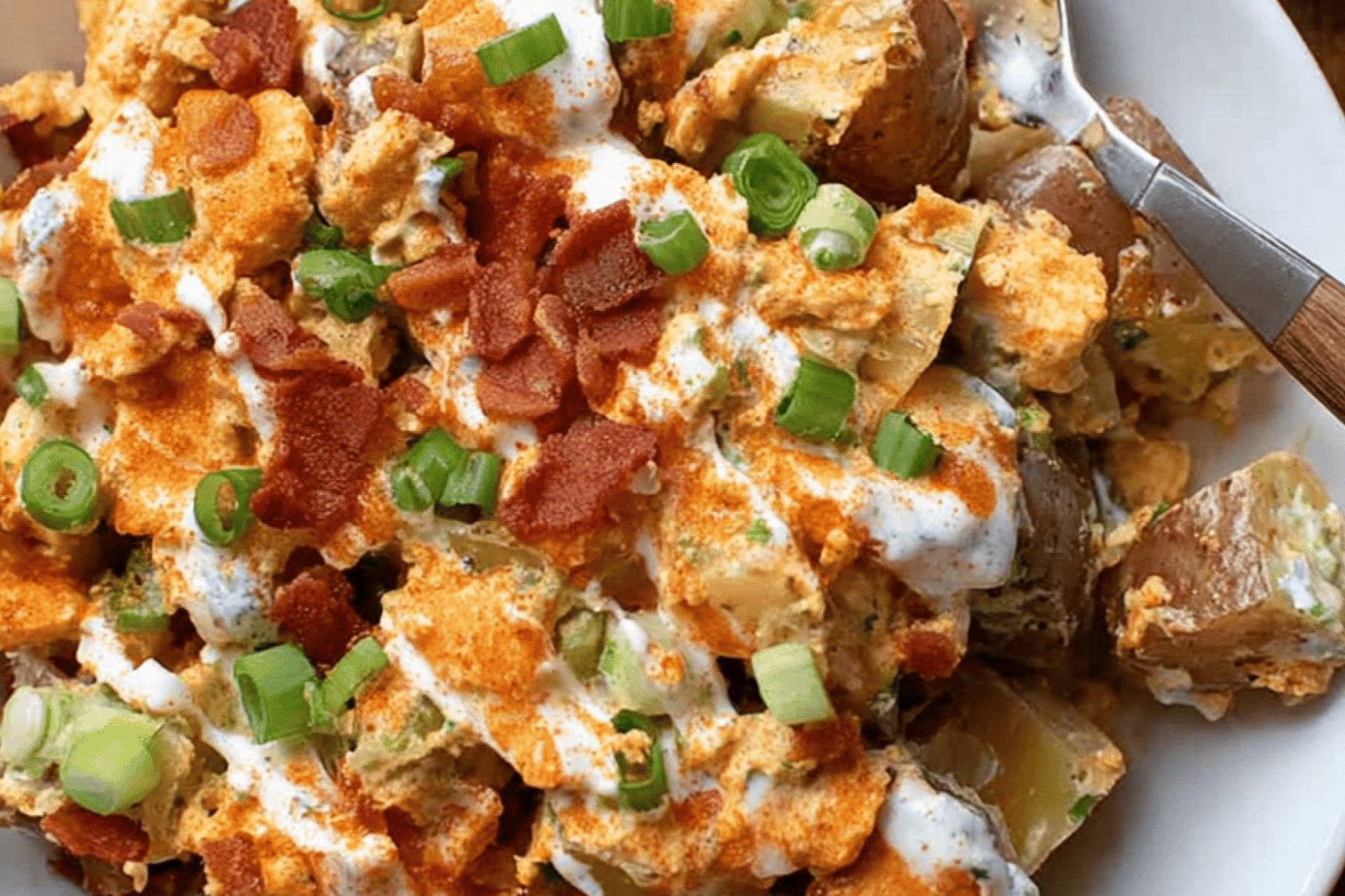 Spicy Buffalo Ranch Potato Salad