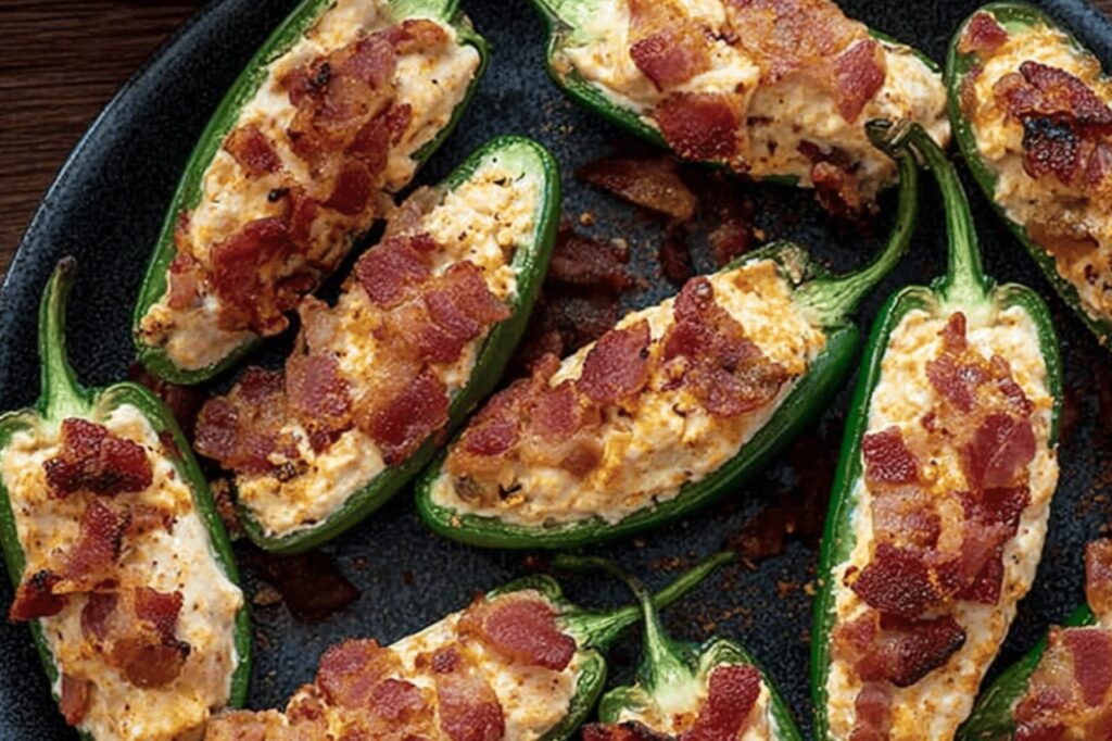 Spicy Cowboy Bacon Jalapeño Poppers