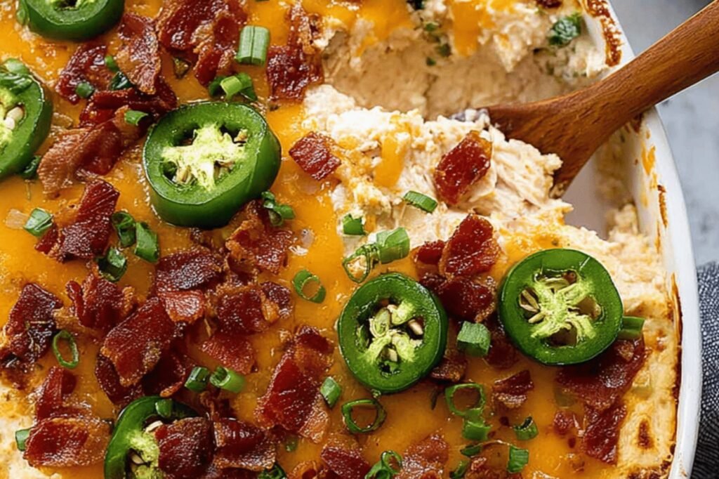 Spicy Jalapeño Popper Chicken Bake