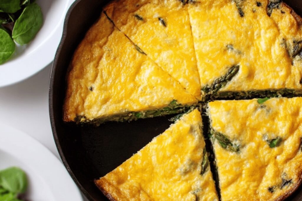 Spring Veggie & Cheese Frittata