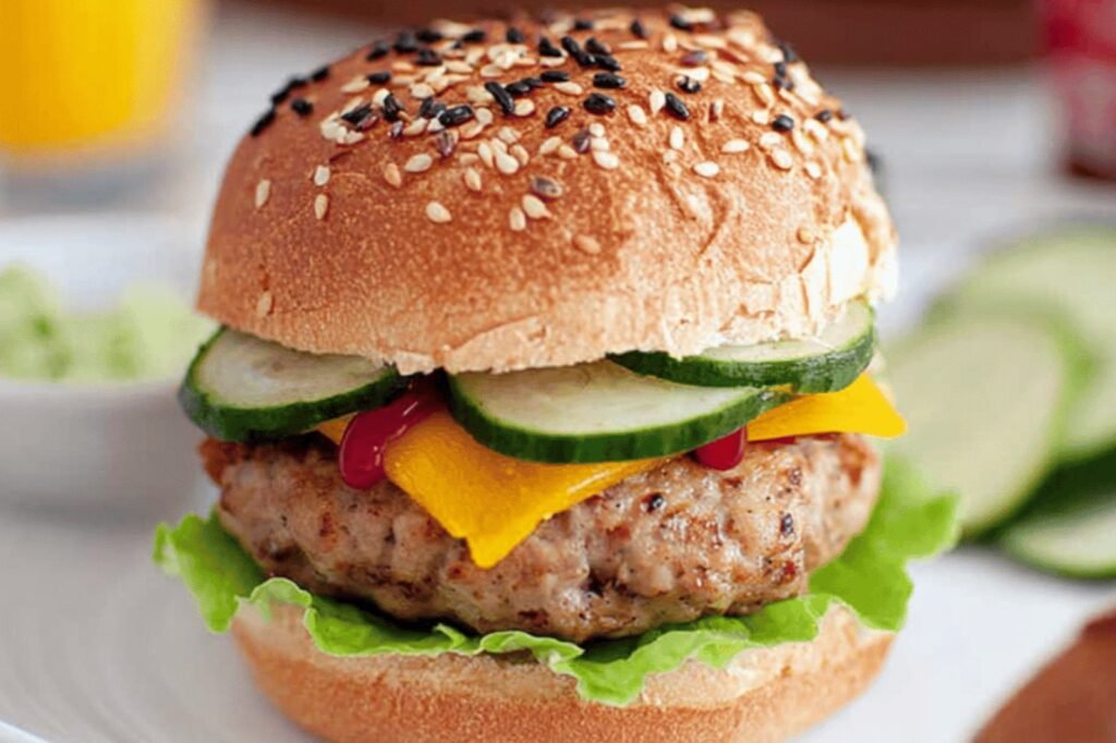 Ultra Juicy Homemade Turkey Burgers