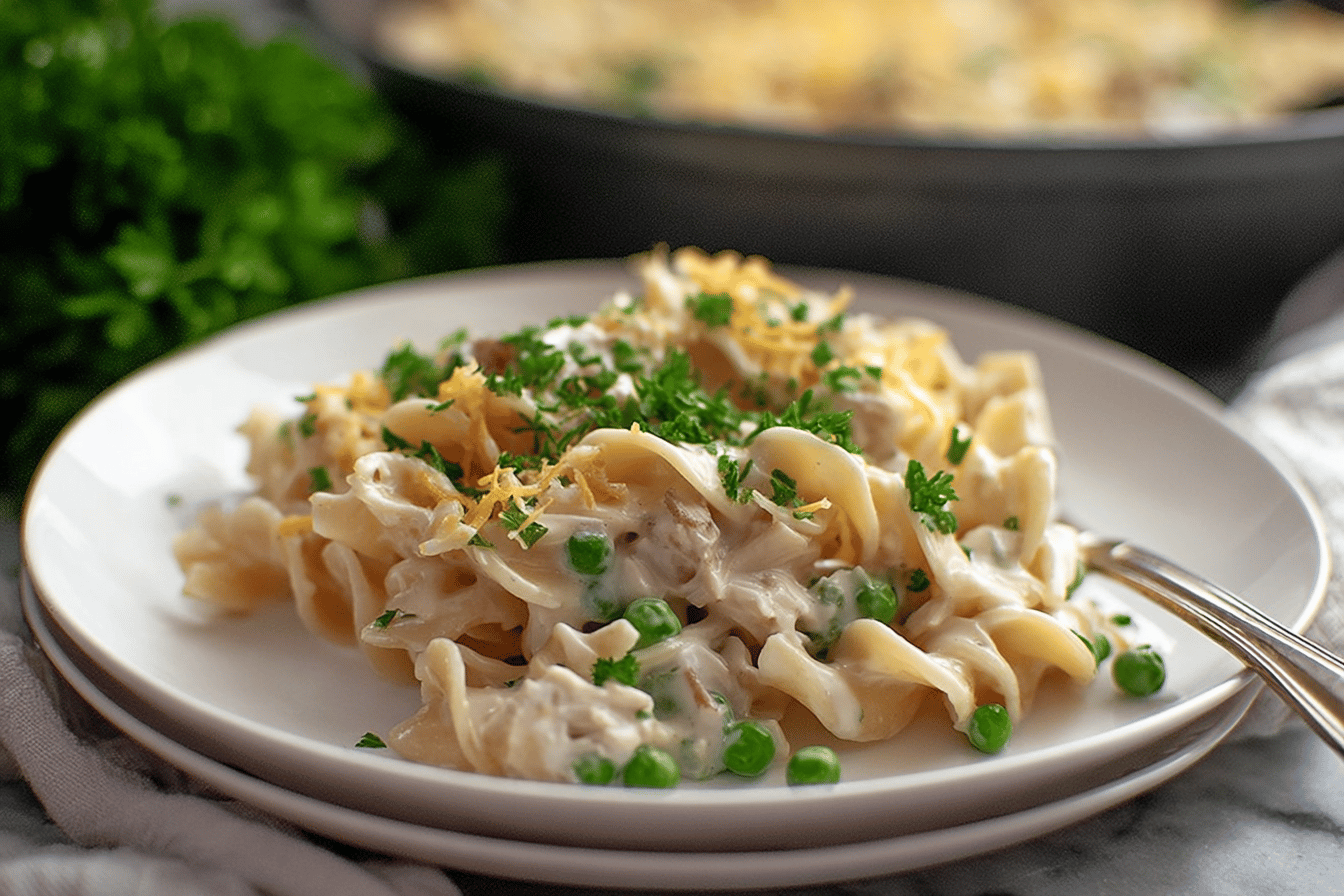 Upgraded 30-Minute Tuna Noodle Casserole