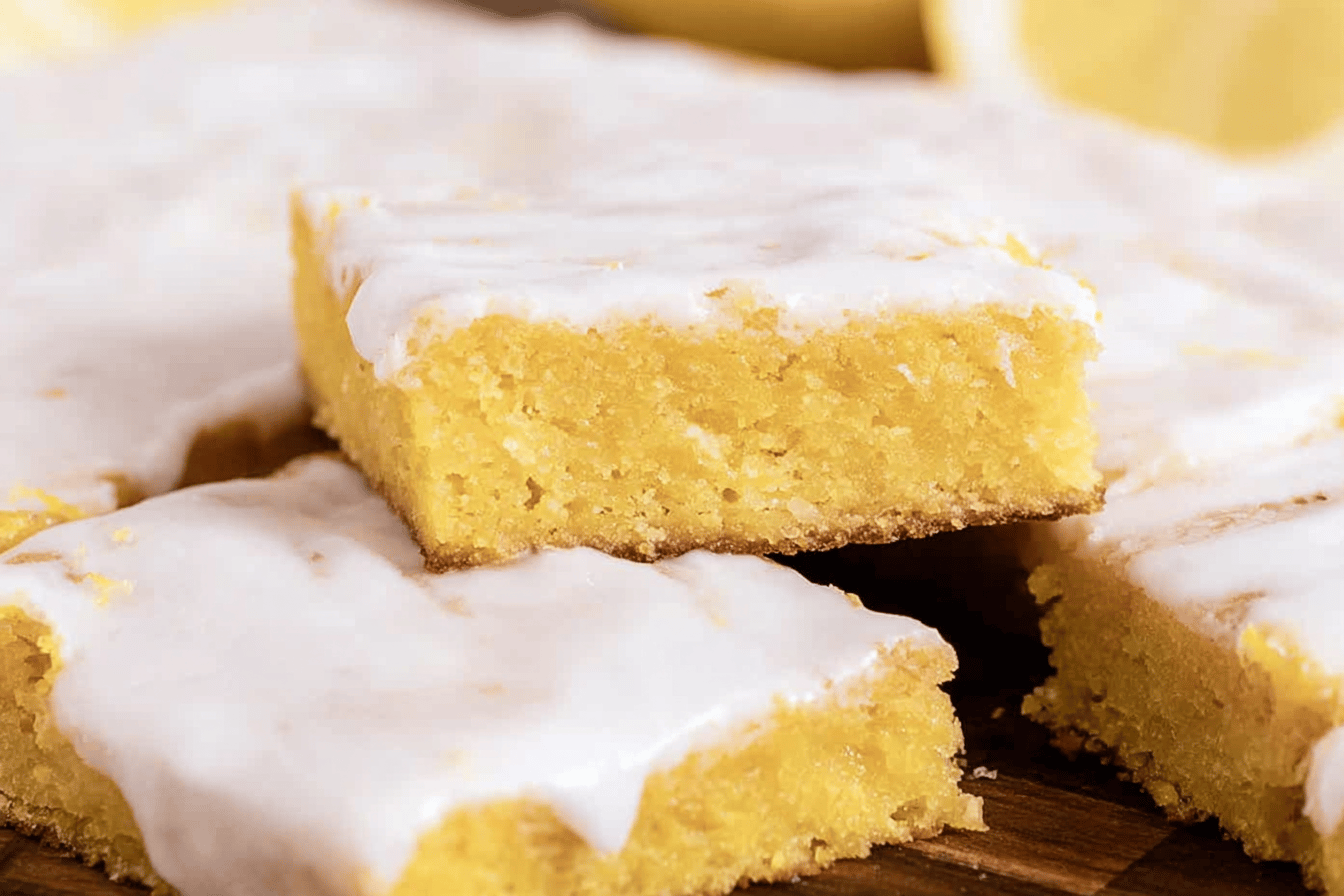 Zesty Lemon Brownies for Spring and Summer