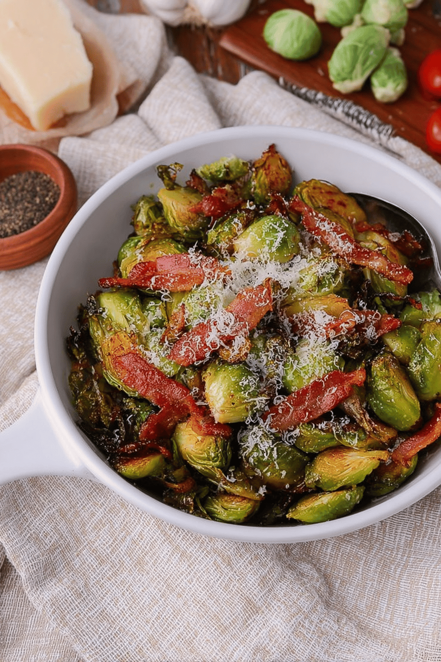 Bacon Roasted Brussels Sprouts