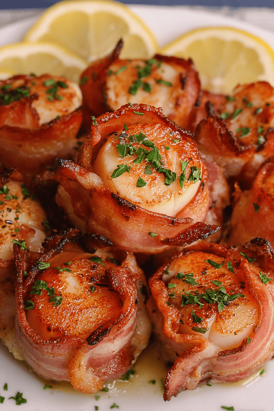 Bacon-Wrapped Scallop Delight