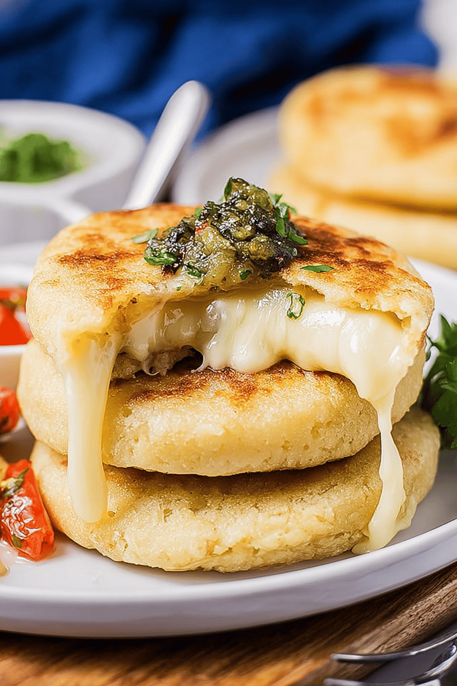 Cheesy Arepa Delight