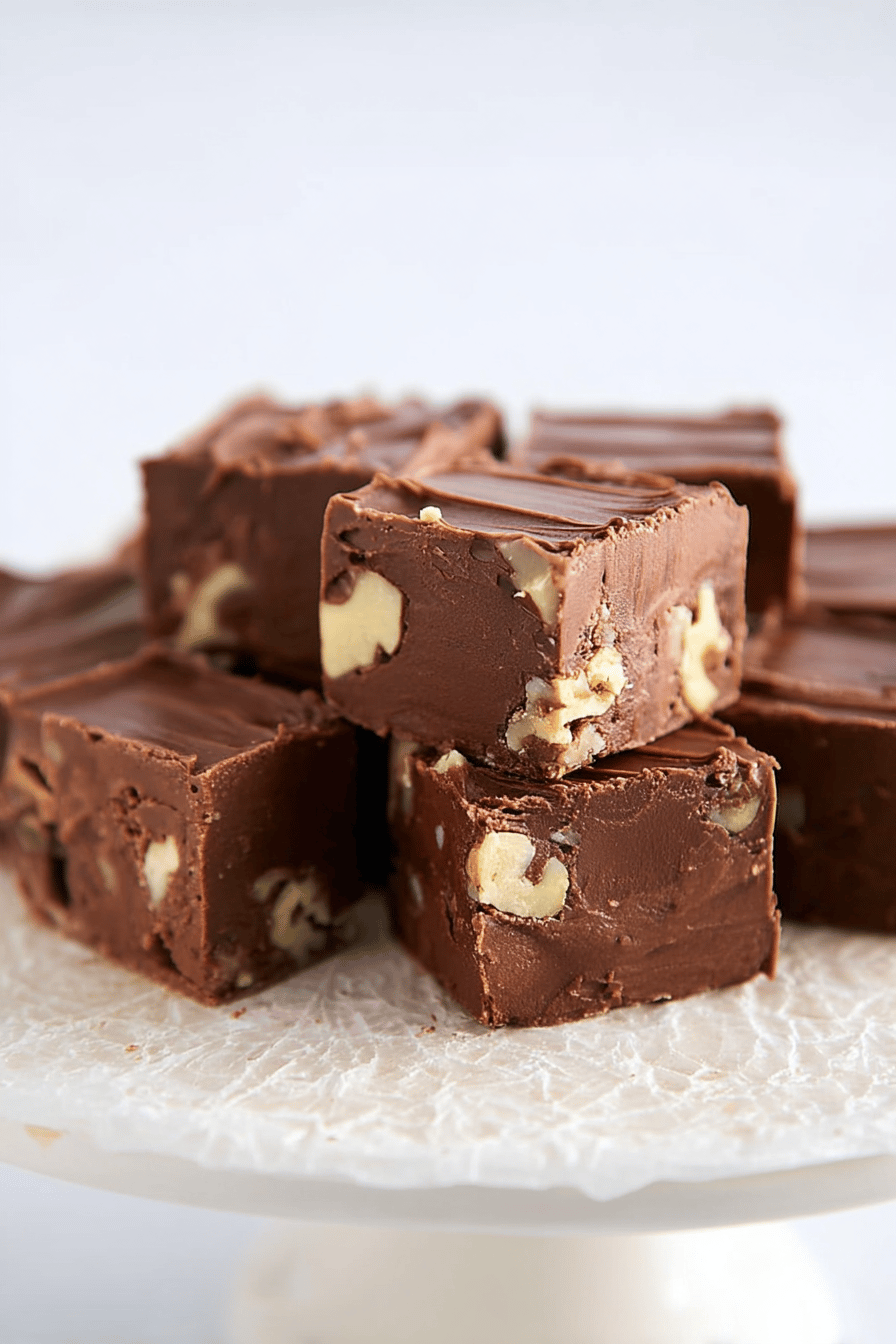 Classic Homemade Fantasy Fudge Delight