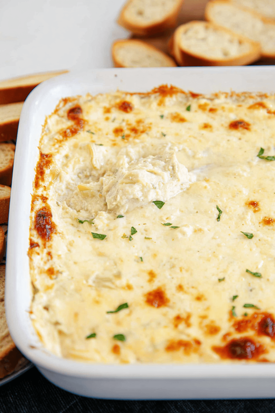 Creamy Baked Artichoke Dip Delight