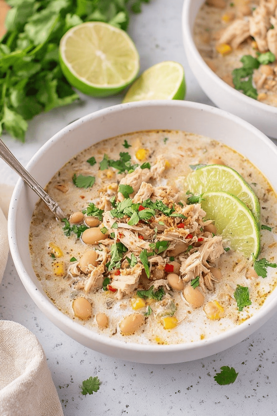 Creamy White Chicken Chili Delight
