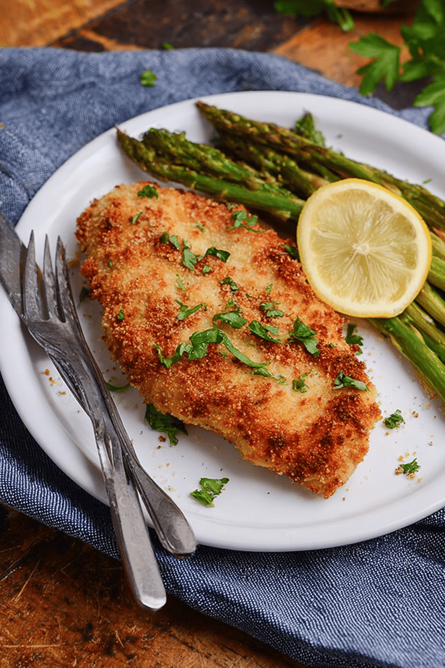 Crispy Baked Caesar Chicken