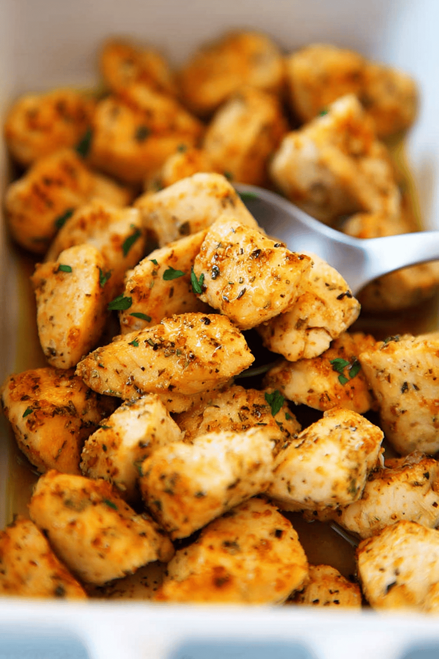 Crispy Baked Chicken Bites