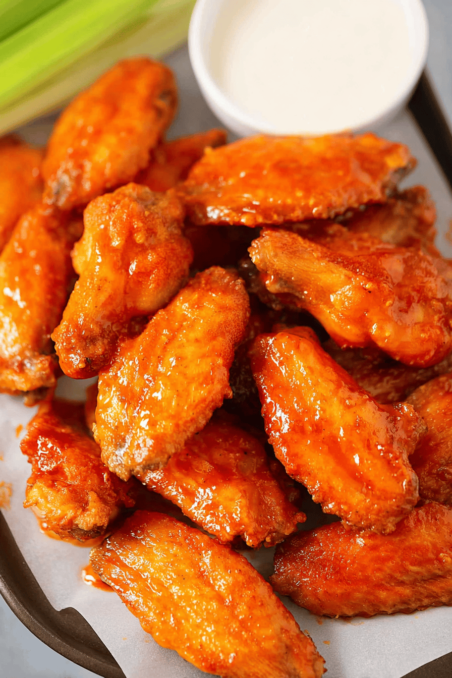 Crispy Buffalo Baked Wings