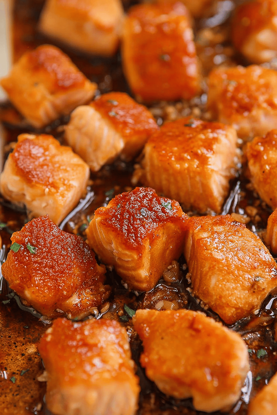Crispy Pan-Seared Salmon Bites