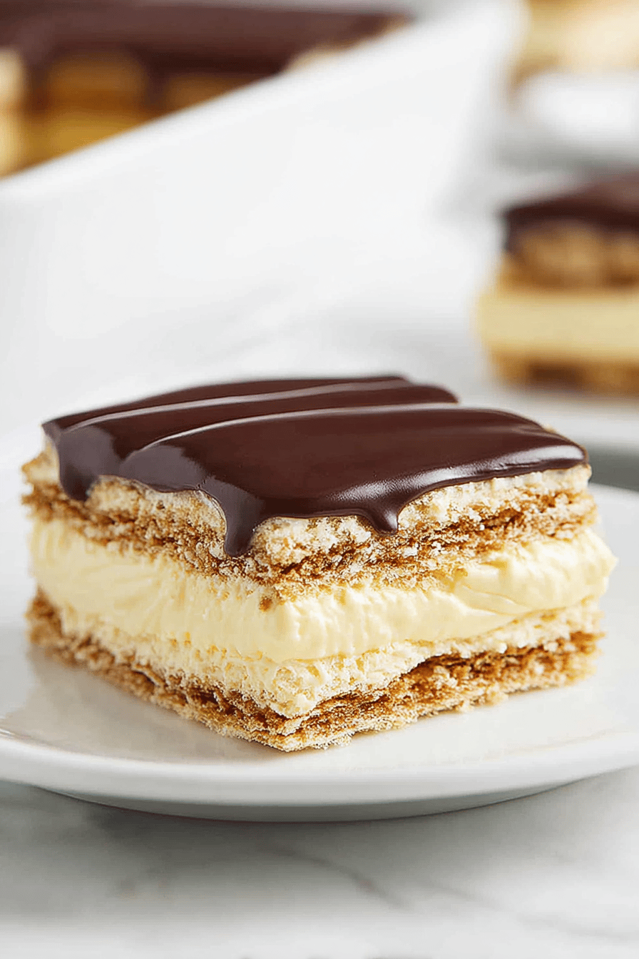 Decadent Chocolate Eclair Dessert