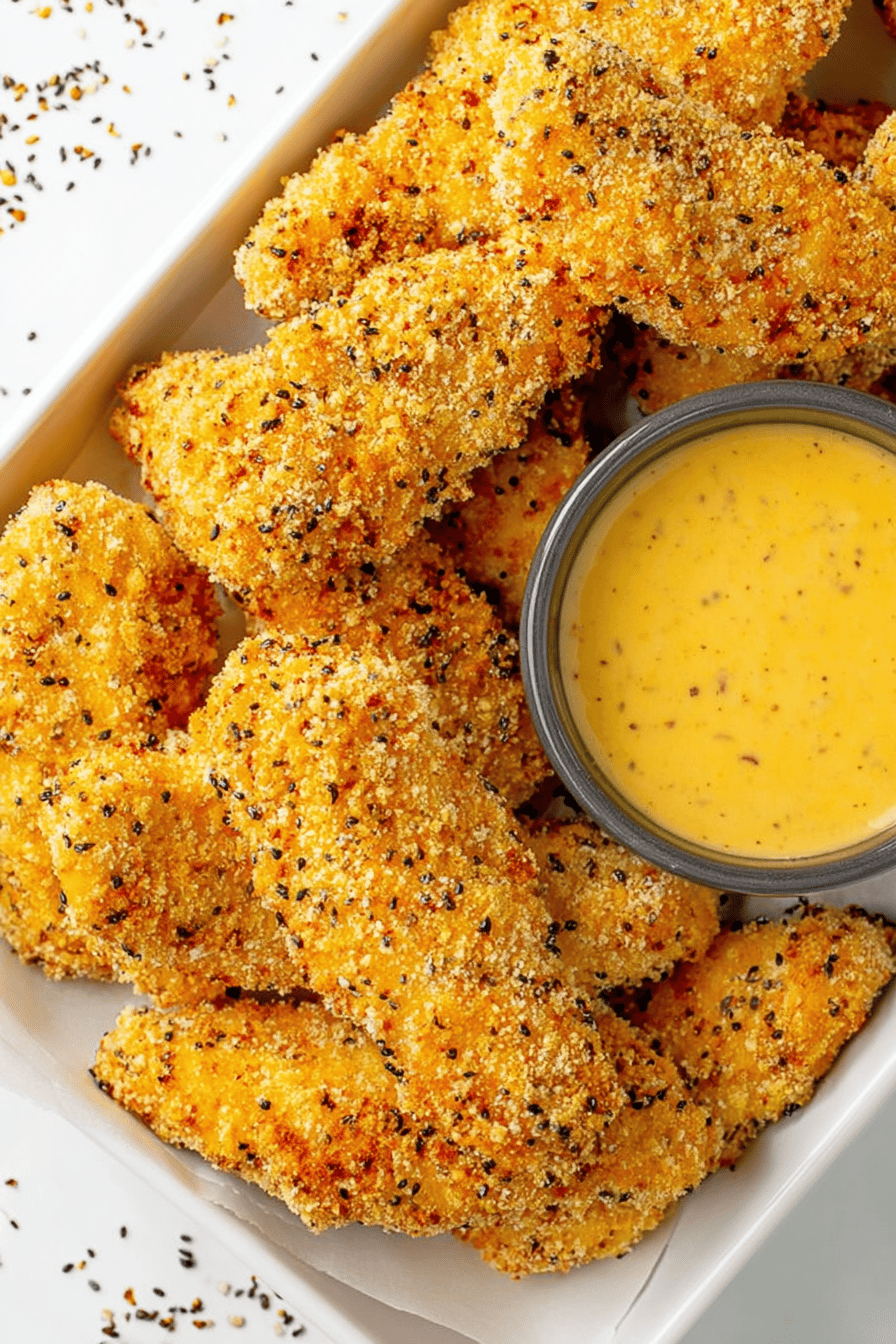 Everything-Seasoned Crispy Chicken Tenders
