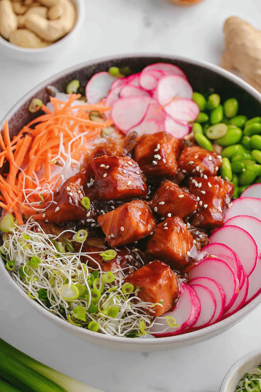 Fresh Salmon Bowl Delights