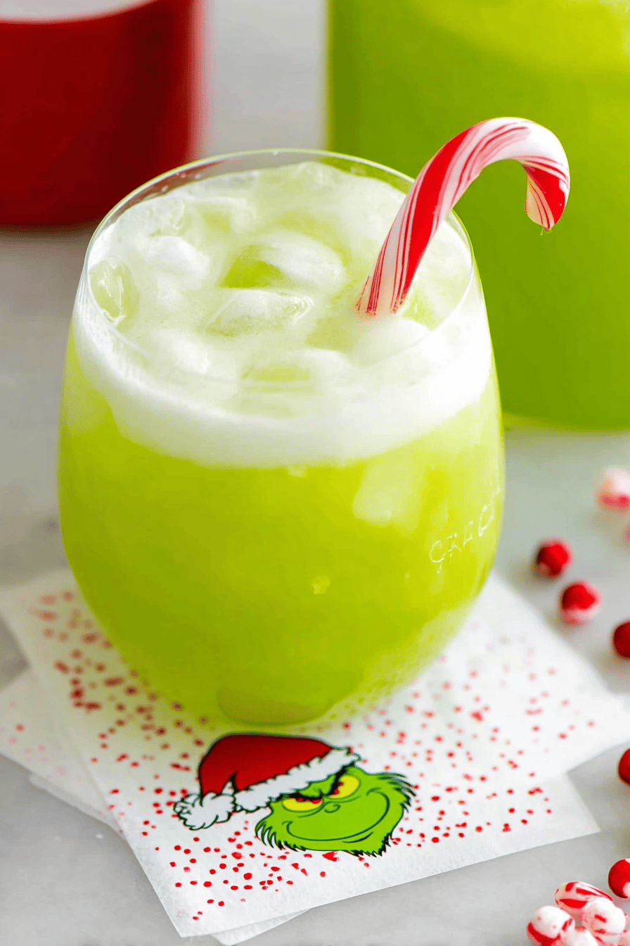 Grinch Punch Holiday Drink