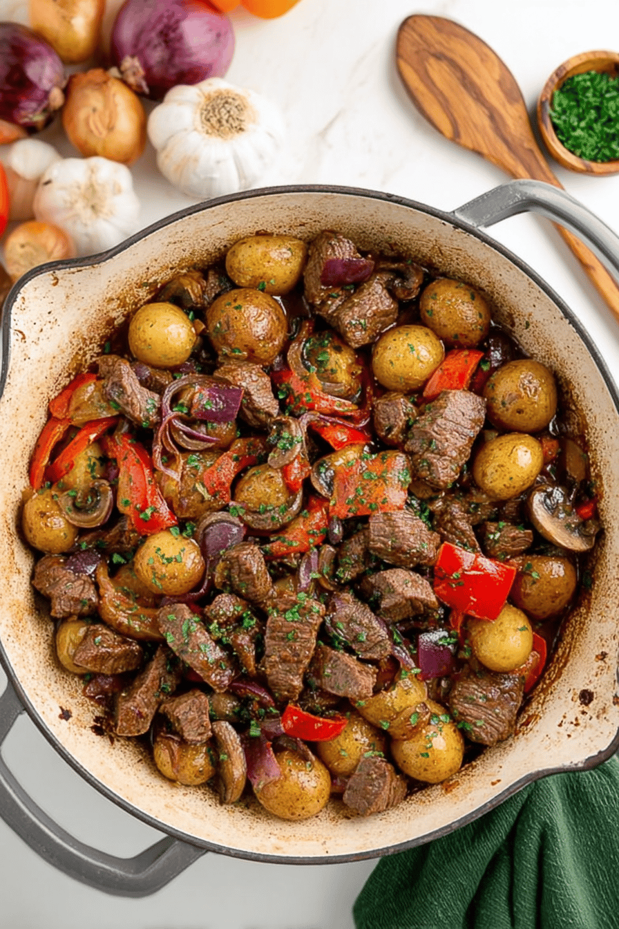 Hearty Steak and Potato Skillet