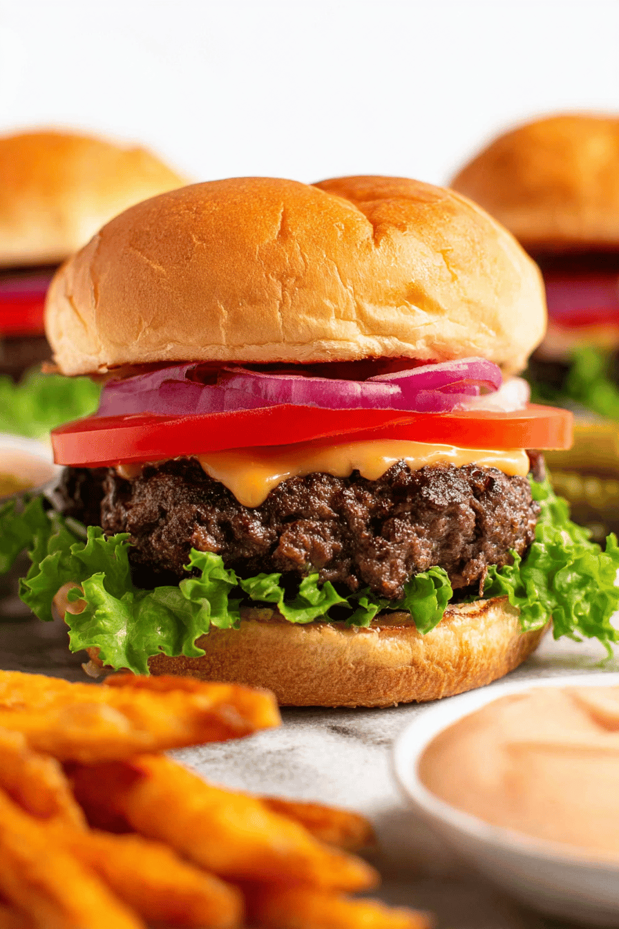 Juicy Homemade Hamburger Delight