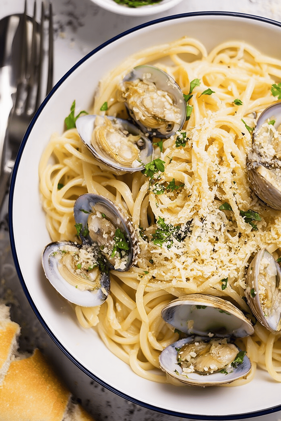 Linguine with Creamy Clam Sauce