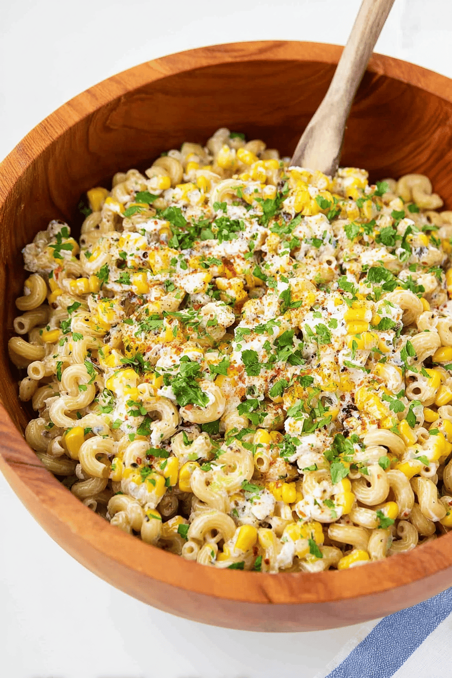 Mexican Street Corn Pasta Salad