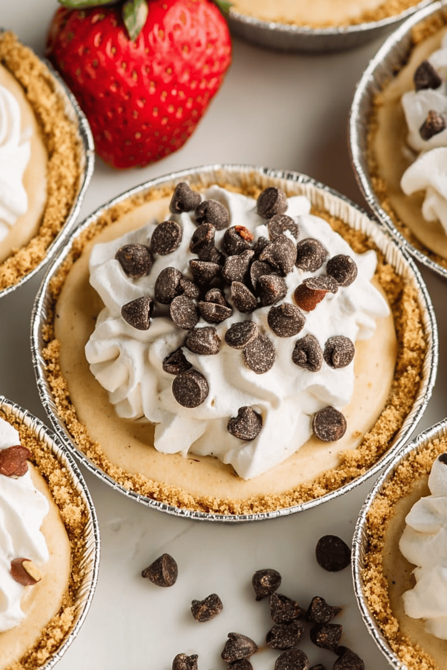 No Bake Chocolate Chip Cheesecake Delight