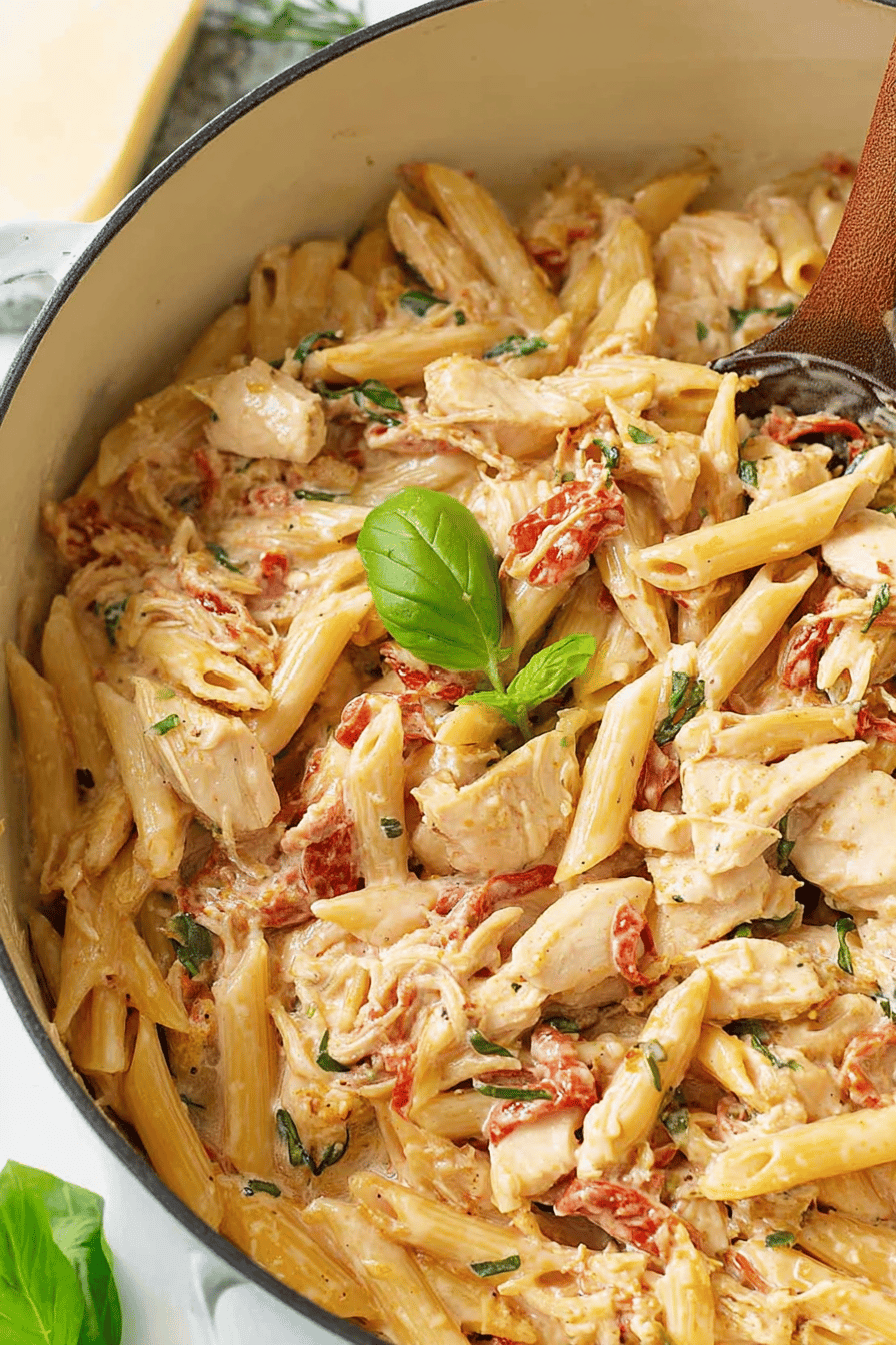 Romantic Chicken Pasta Proposal