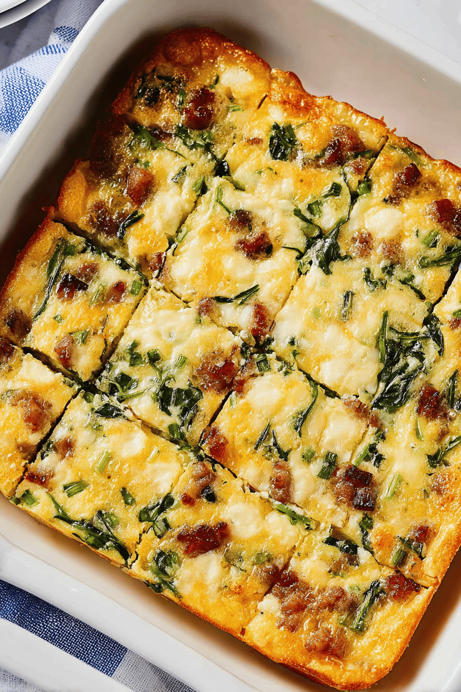 Simple Breakfast Casserole Bake