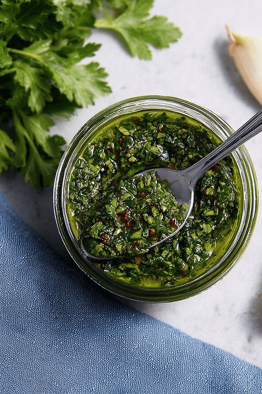 Simple Homemade Chimichurri Sauce