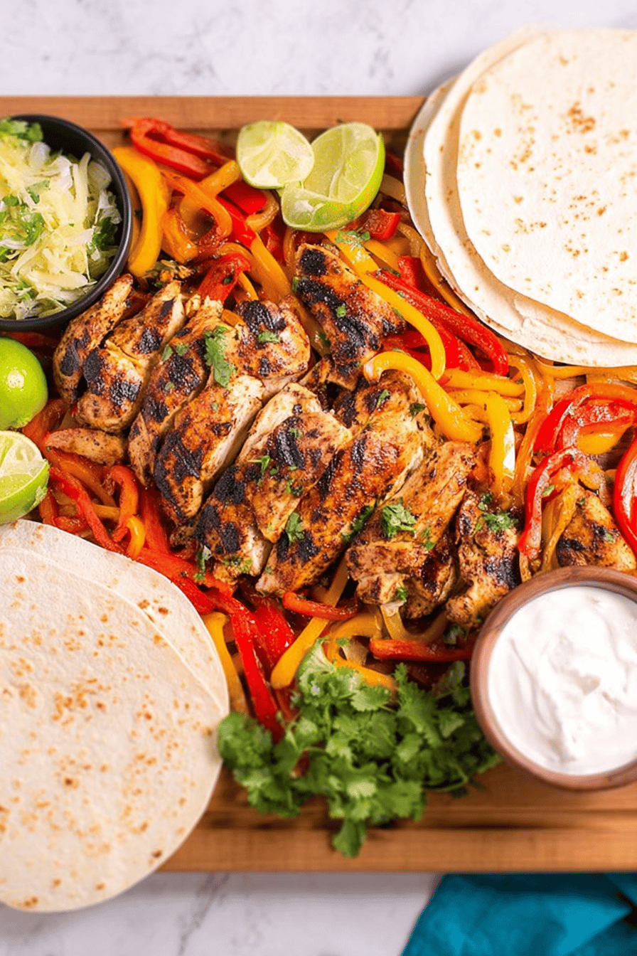 Sizzling Grilled Chicken Fajitas