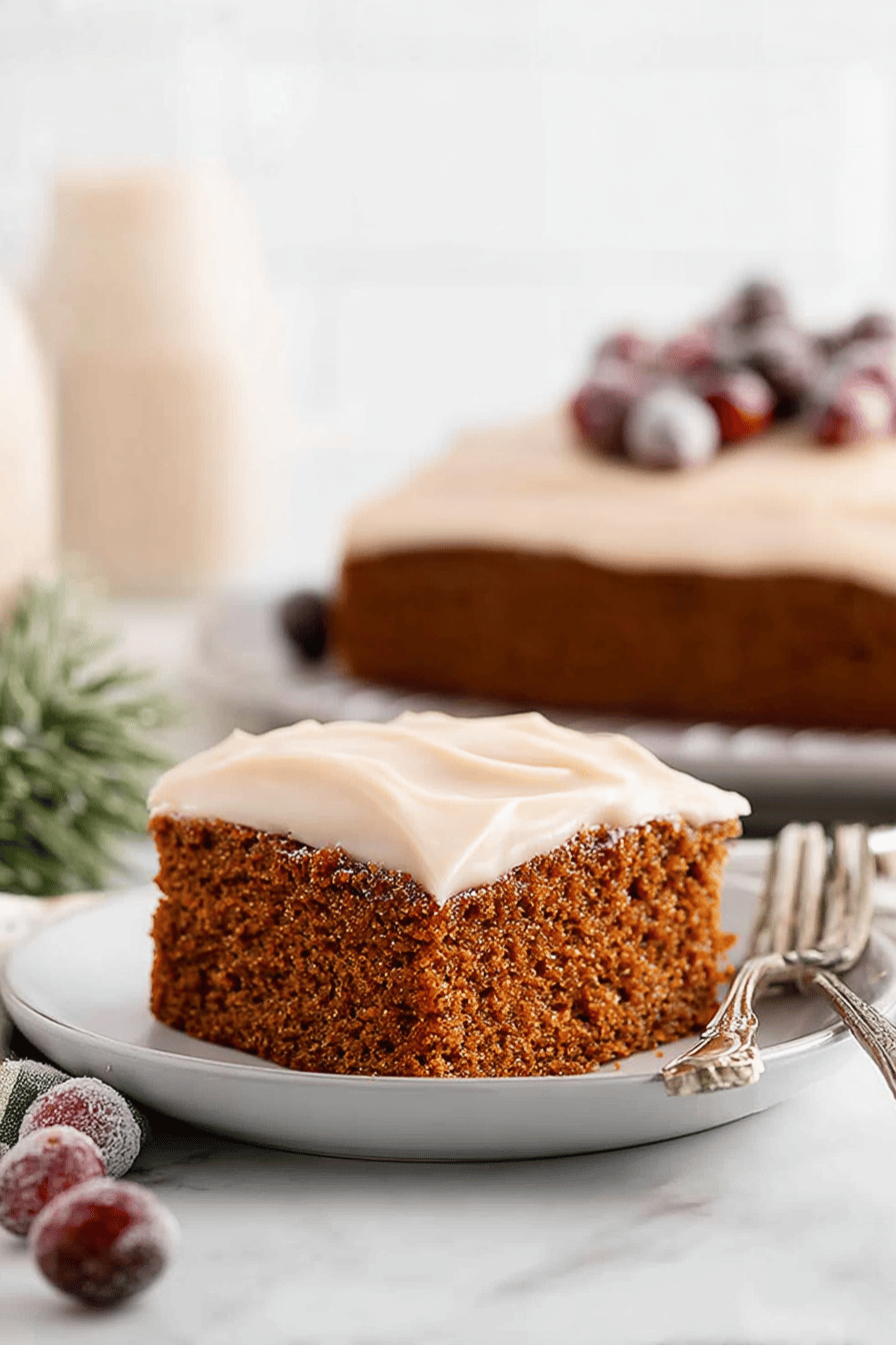 Spiced Gingerbread Cake Delight