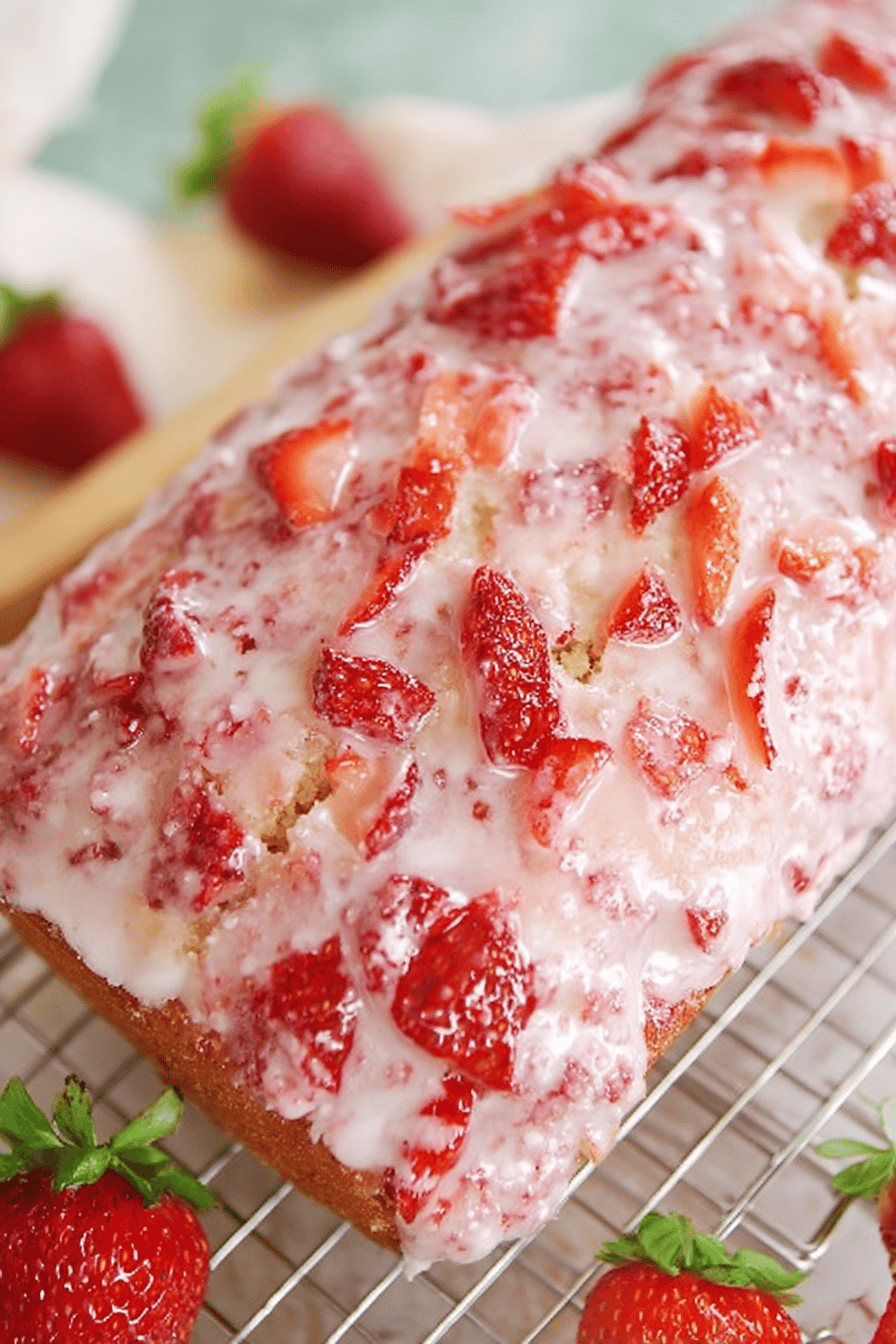 Strawberry Cake Pound Delight