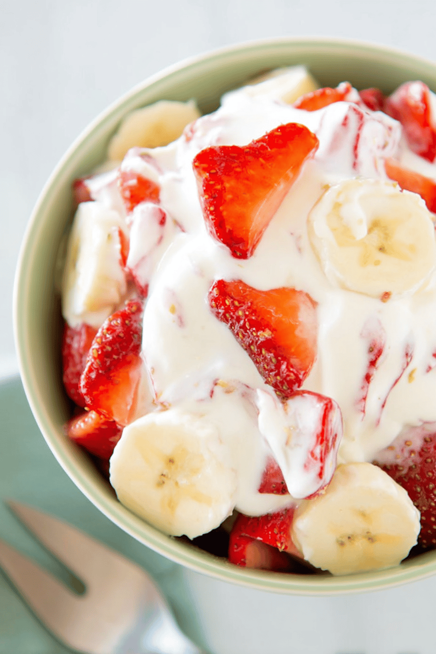 Strawberry Cheesecake Delight Salad