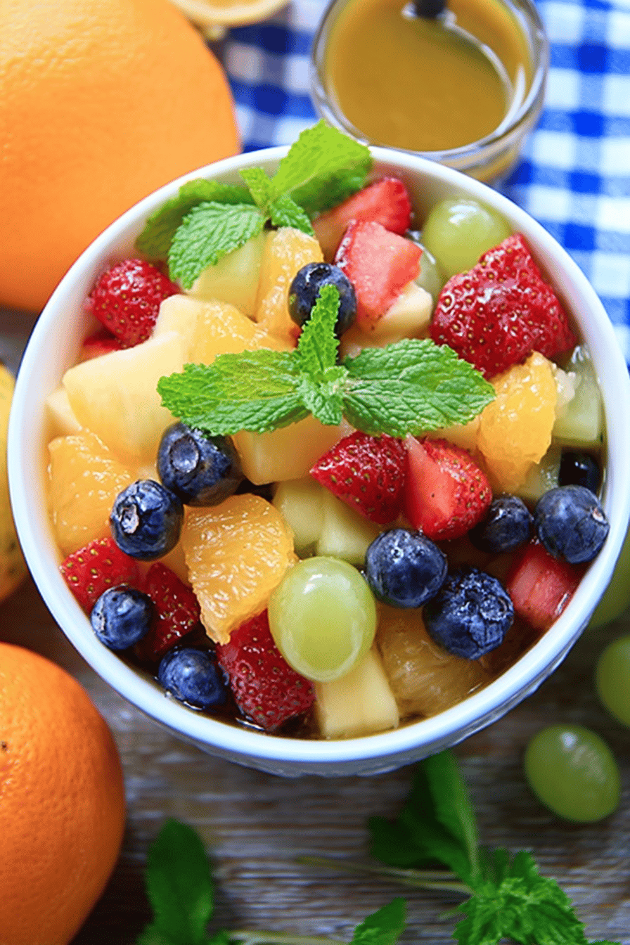 Zesty Citrus Fruit Salad Dressing
