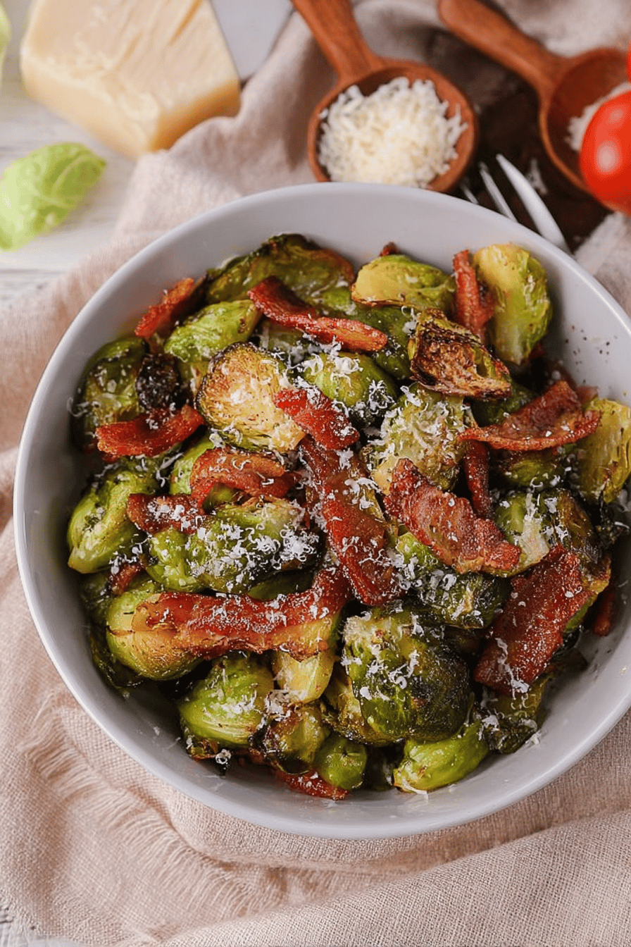 Bacon Roasted Brussels Sprouts