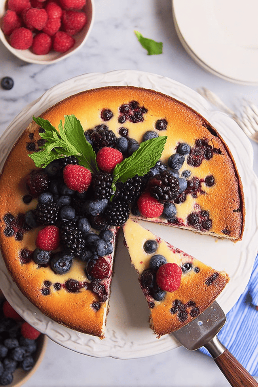 Berry Ricotta Cheesecake Delight