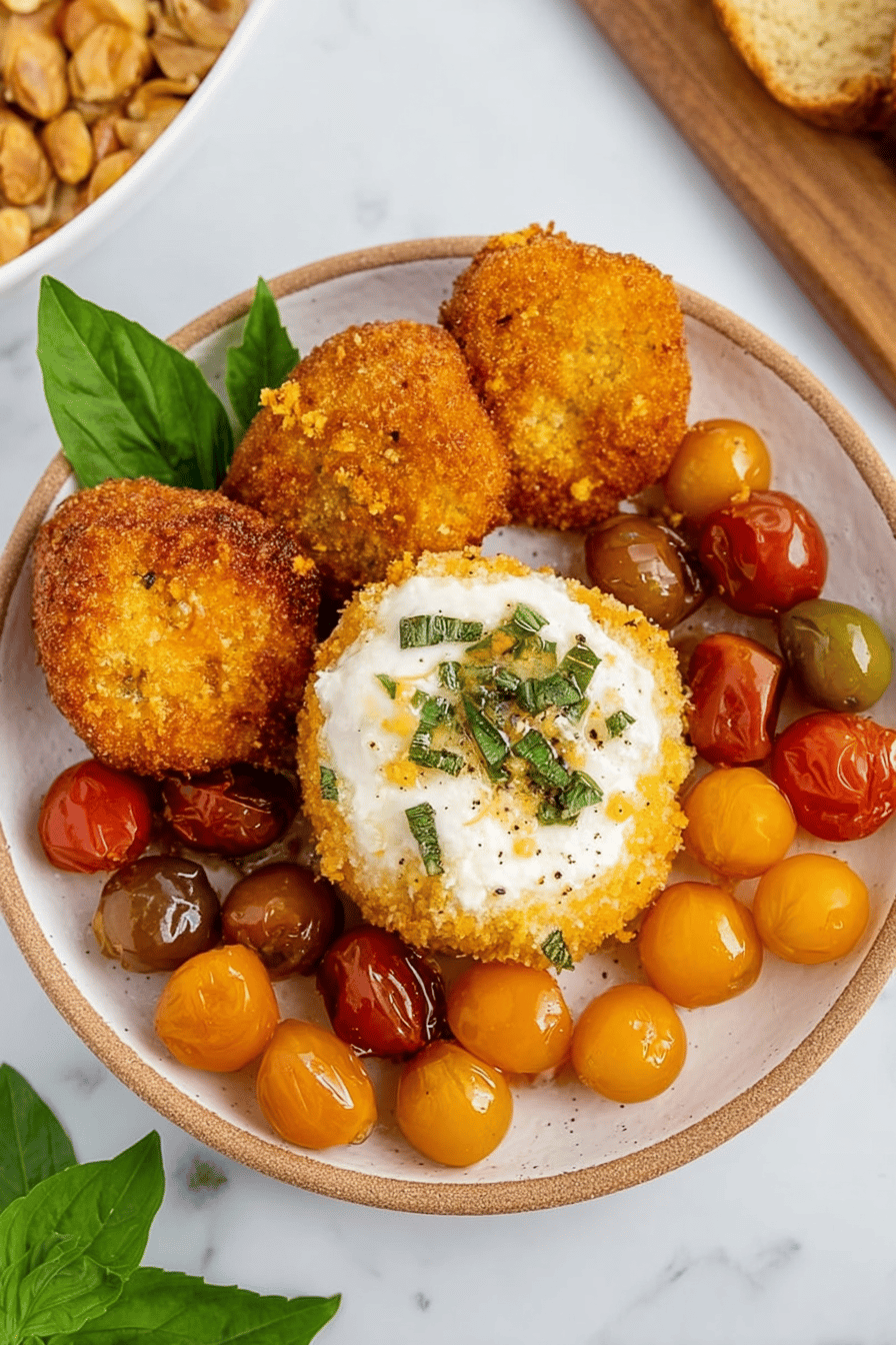 Crispy Air Fryer Burrata Bites