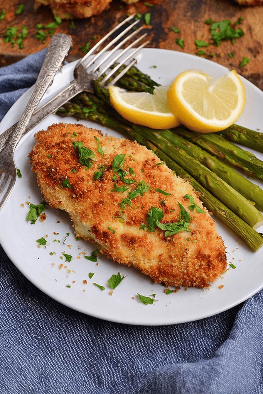 Crispy Baked Caesar Chicken