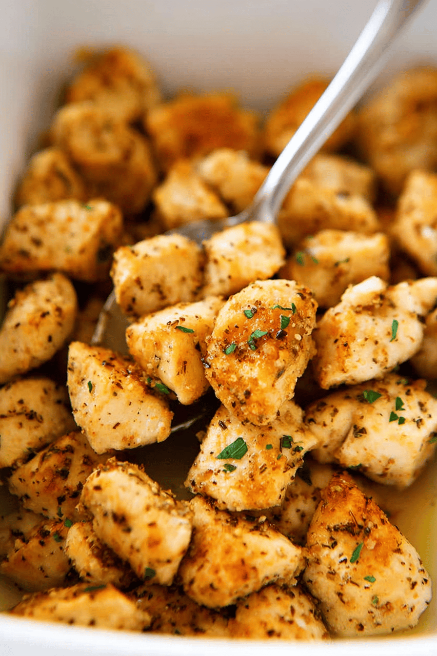 Crispy Baked Chicken Bites