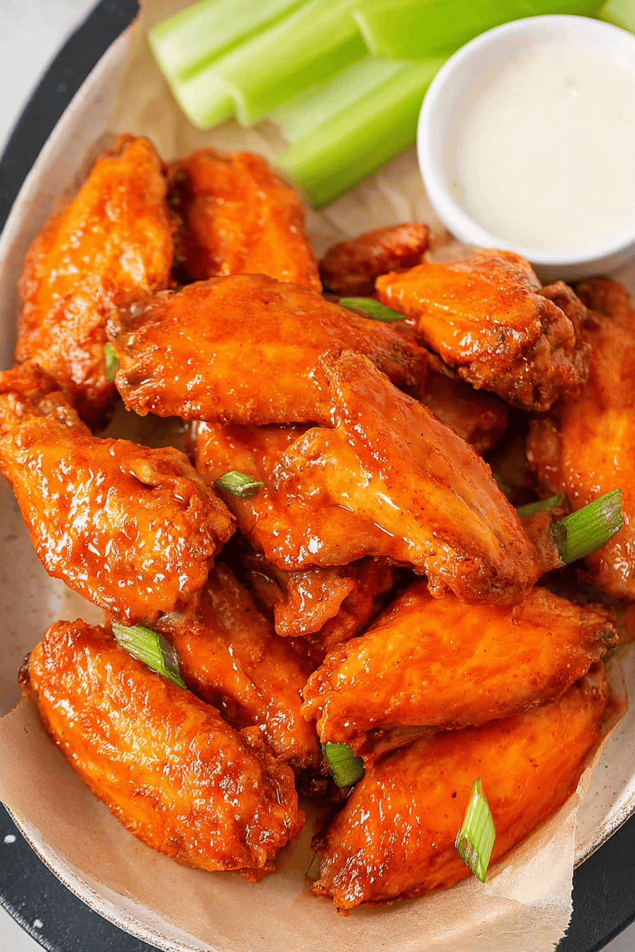 Crispy Buffalo Baked Wings