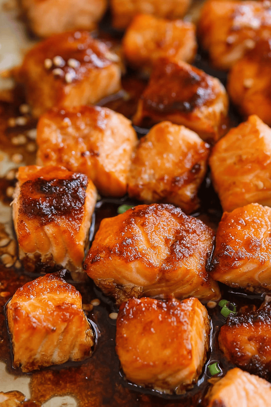Crispy Pan-Seared Salmon Bites