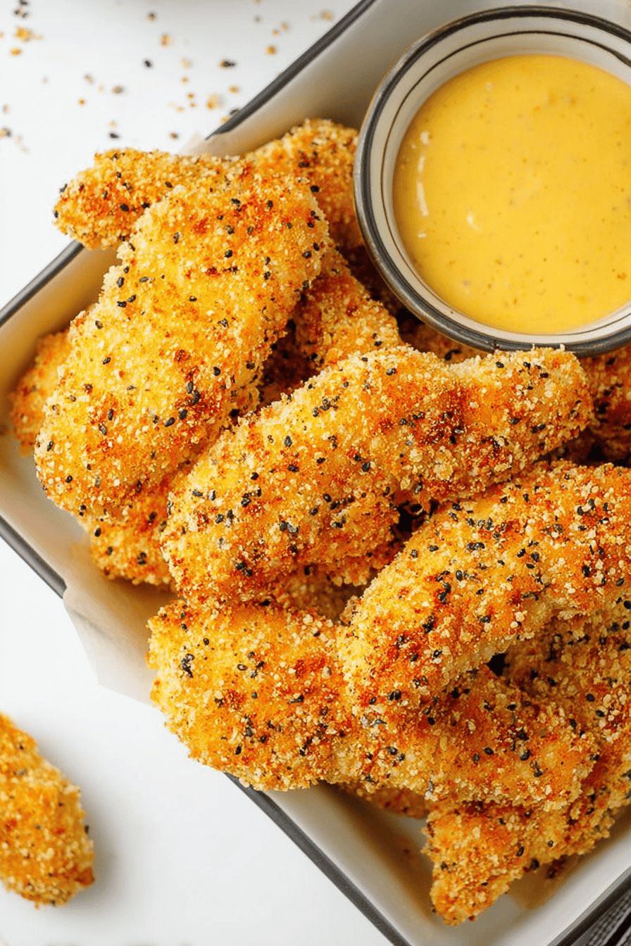 Everything-Seasoned Crispy Chicken Tenders