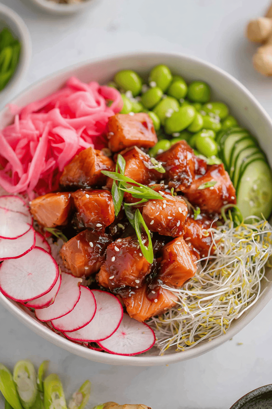 Fresh Salmon Bowl Delights
