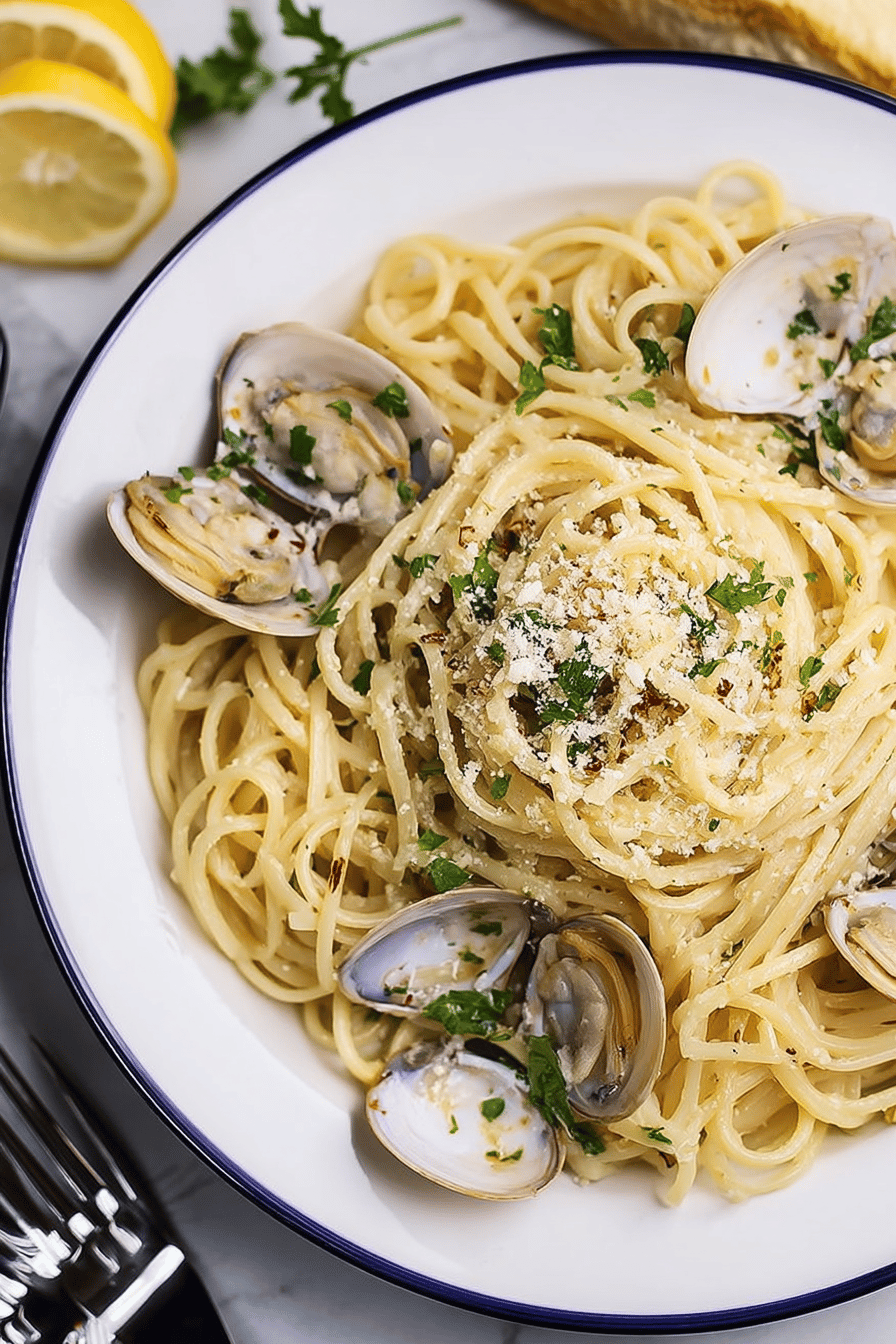 Linguine with Creamy Clam Sauce