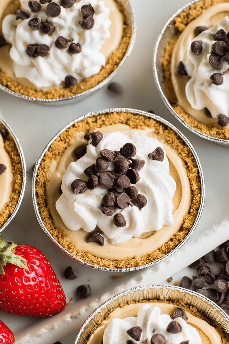 No Bake Chocolate Chip Cheesecake Delight