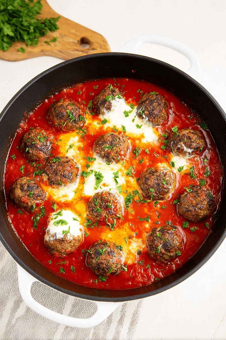 Ricotta-Stuffed Meatball Delight