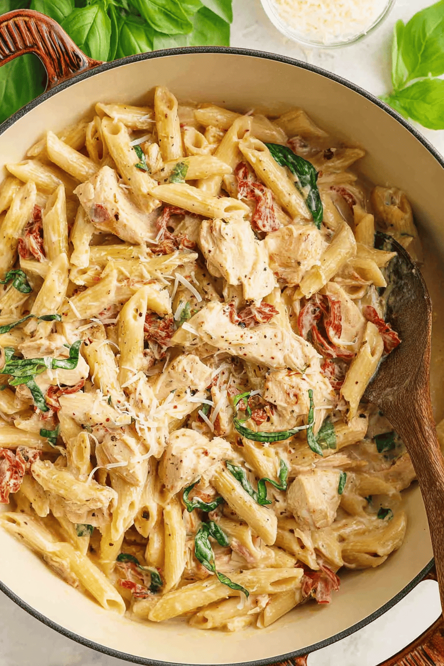 Romantic Chicken Pasta Proposal